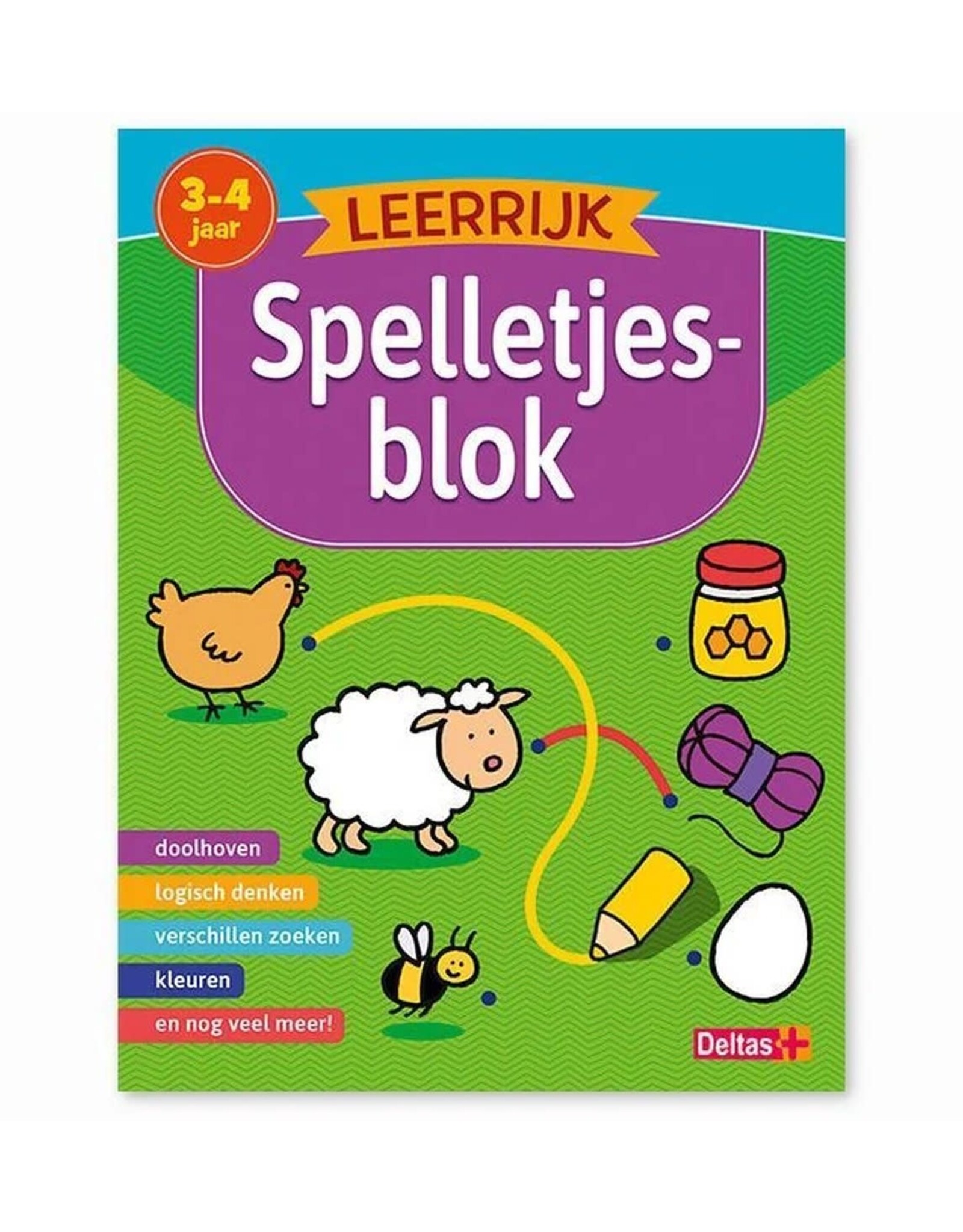 Deltas Leerrijk Spelletjesblok (3-4 jaar)