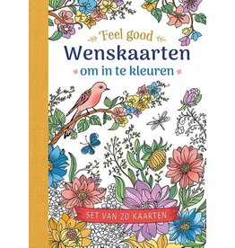 Deltas Wenskaarten om in te kleuren - Feel Good