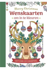 Deltas Wenskaarten om in te kleuren - Merry Christmas