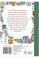 Deltas Wenskaarten om in te kleuren - Merry Christmas