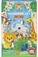Tiger Tribe Colouring Set Zoo