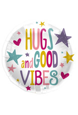 Hugs and Good Vibes Foil Balloon
