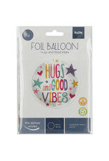 Hugs and Good Vibes Foil Balloon