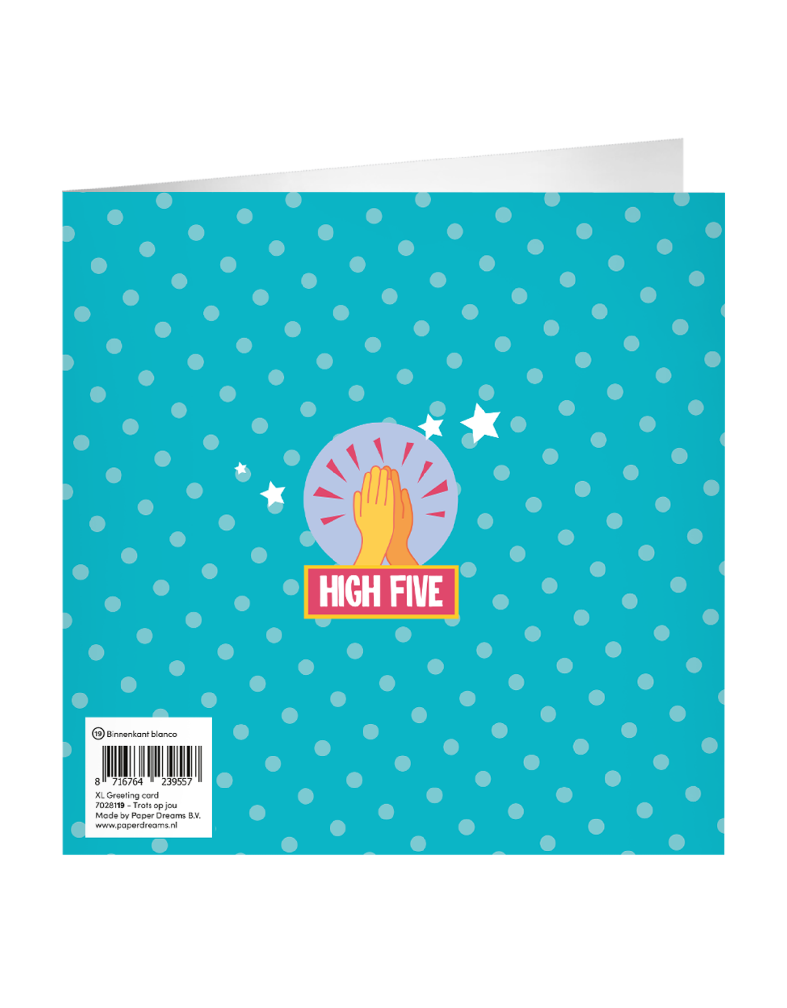 pd party XL Greeting Card - Trots op jou