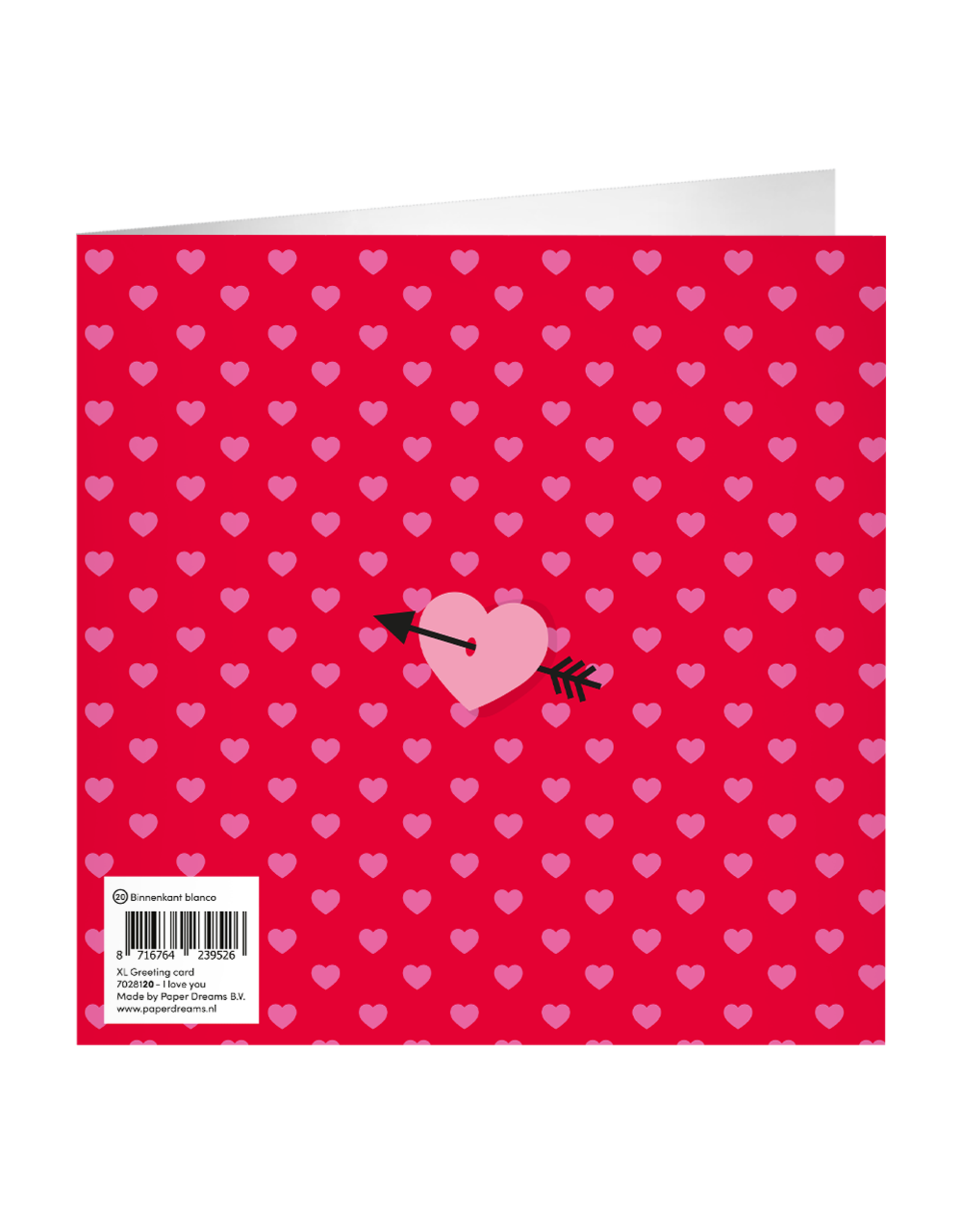 pd party XL Greeting Card - I love you