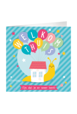 pd party XL Greeting Card - Welkom thuis