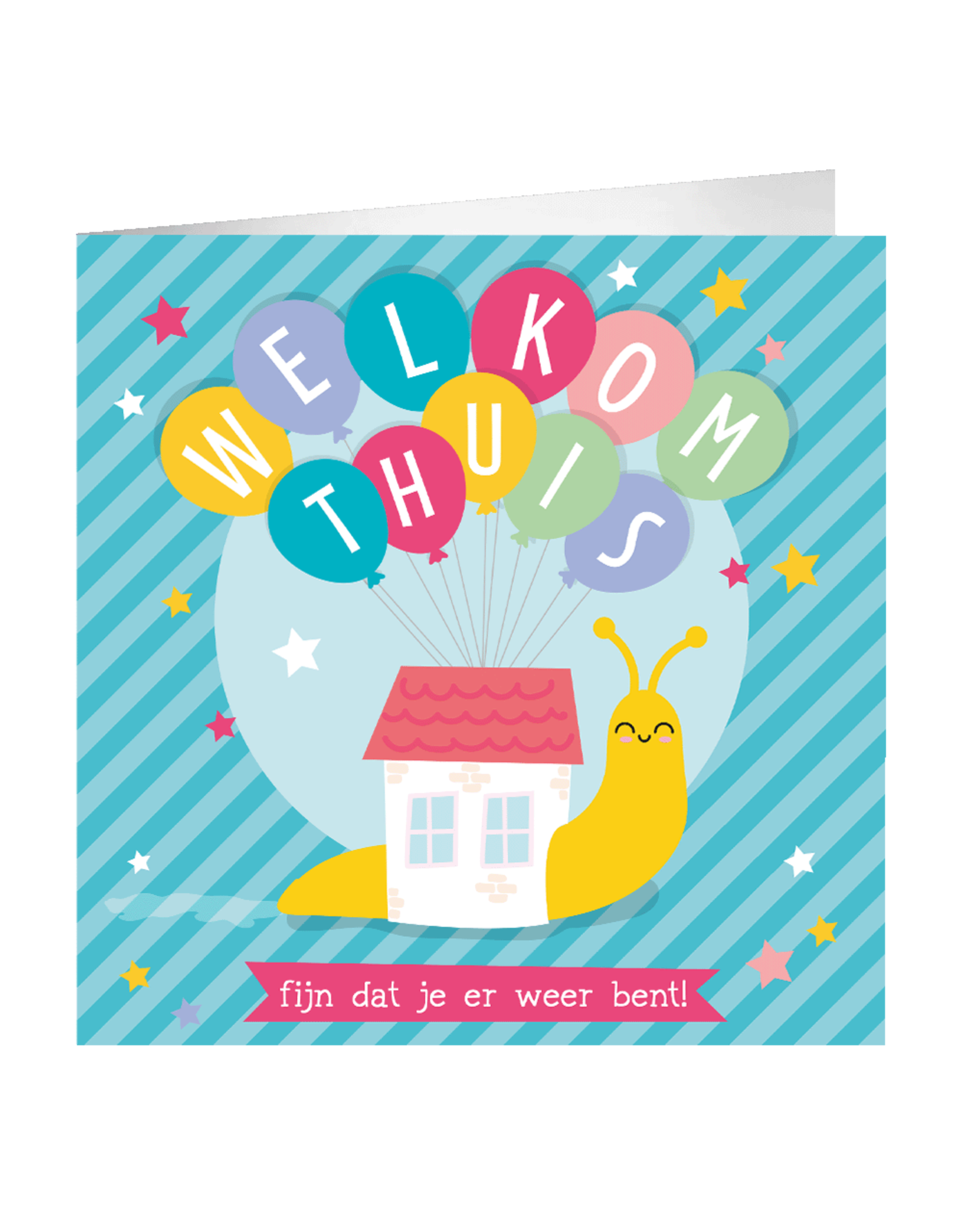 pd party XL Greeting Card - Welkom thuis