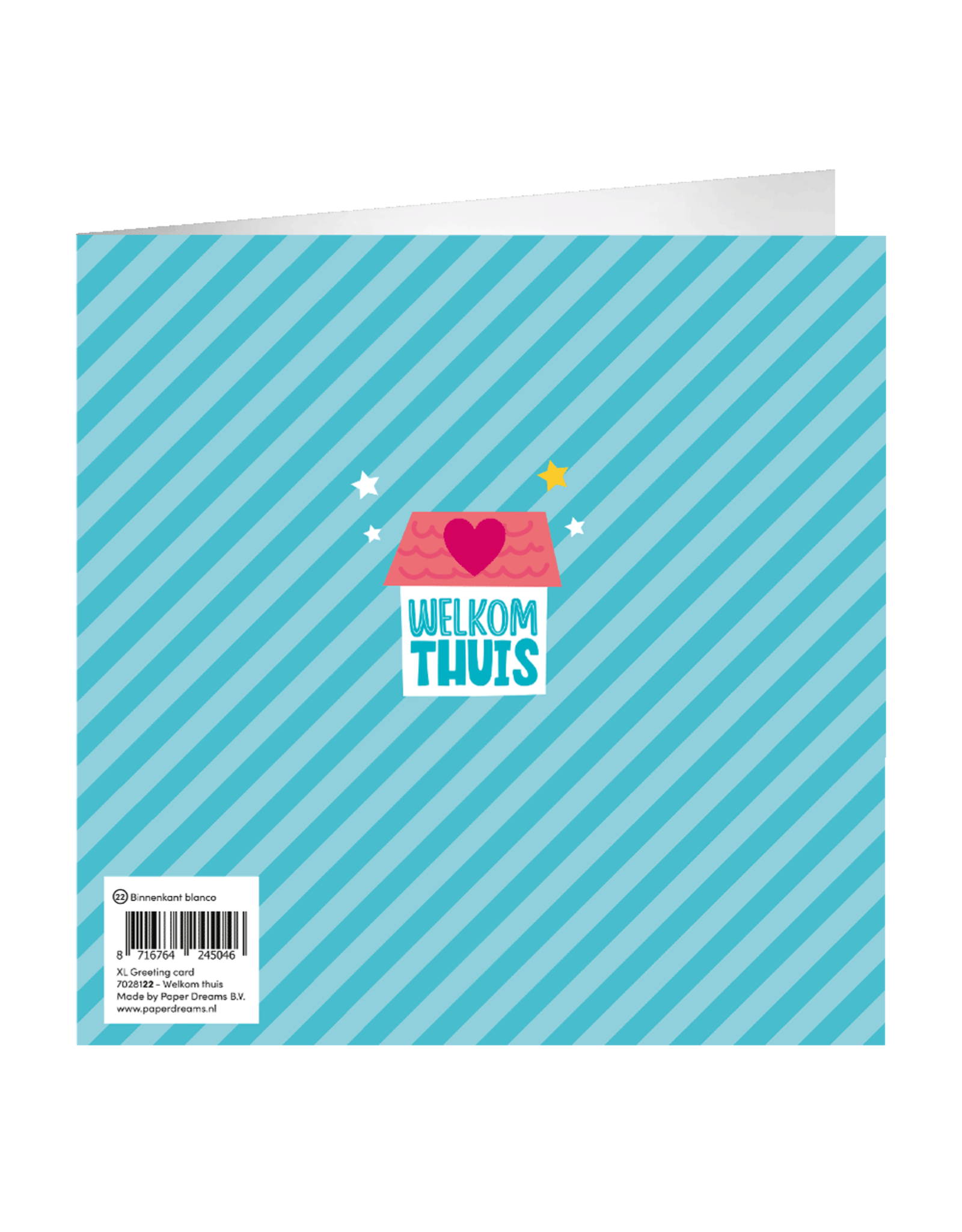 pd party XL Greeting Card - Welkom thuis