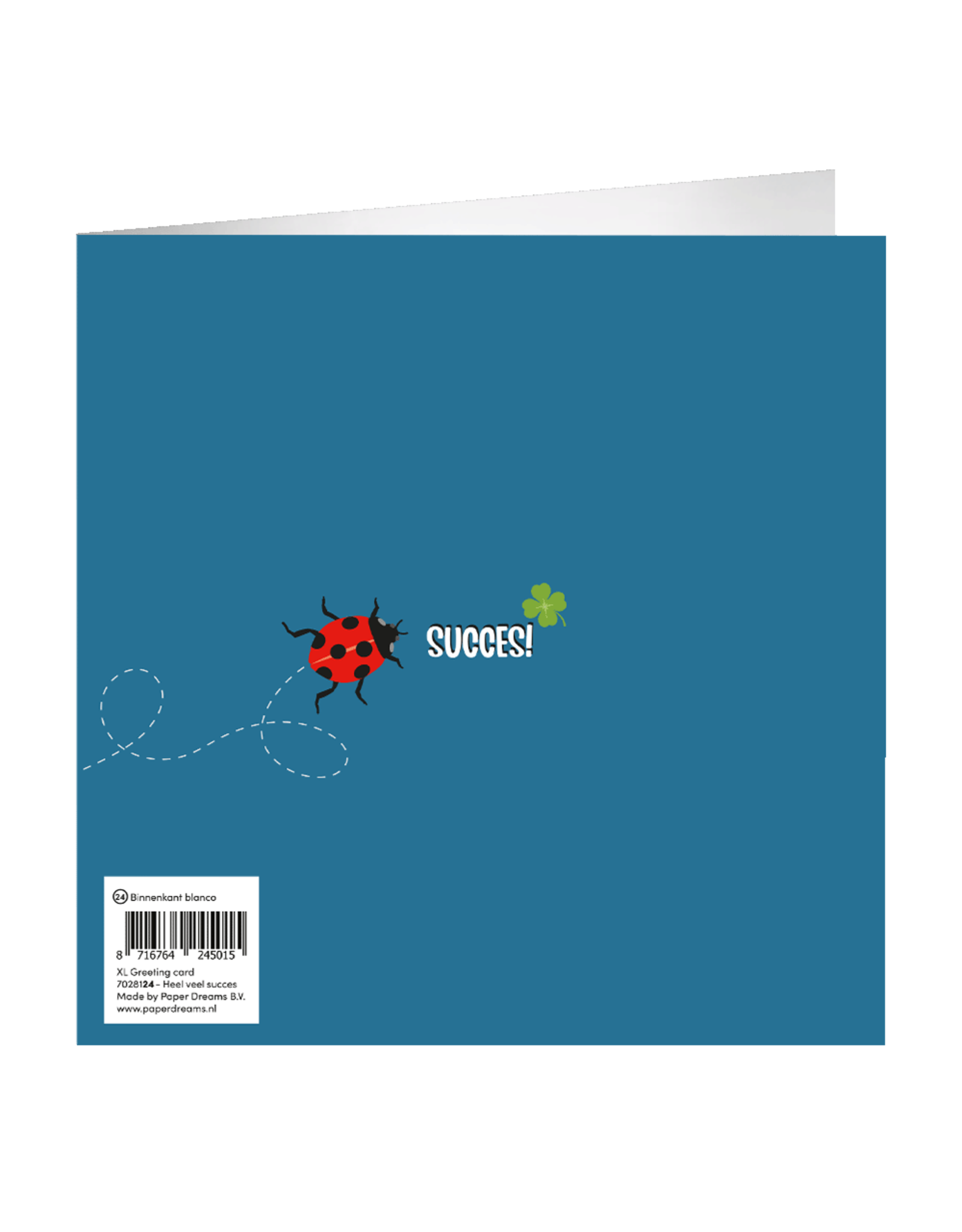 pd party XL Greeting Card - Heel veel succes