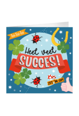 pd party XL Greeting Card - Heel veel succes