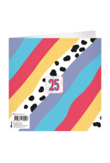 pd party XL Greeting Card - 25 Jaar