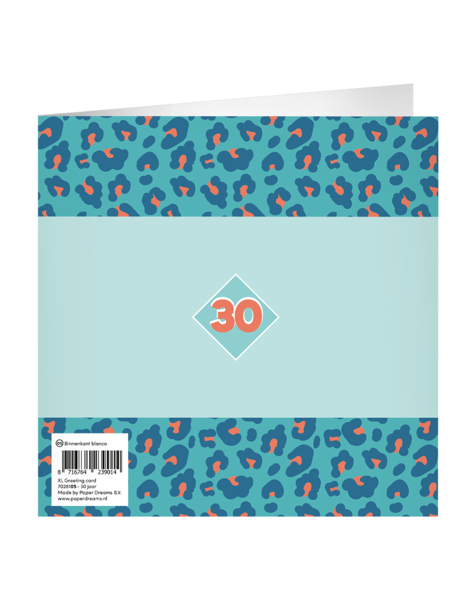 pd party XL Greeting Card - 30 Jaar