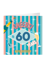 pd party XL Greeting Card - 60 Jaar