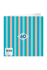 pd party XL Greeting Card - 60 Jaar