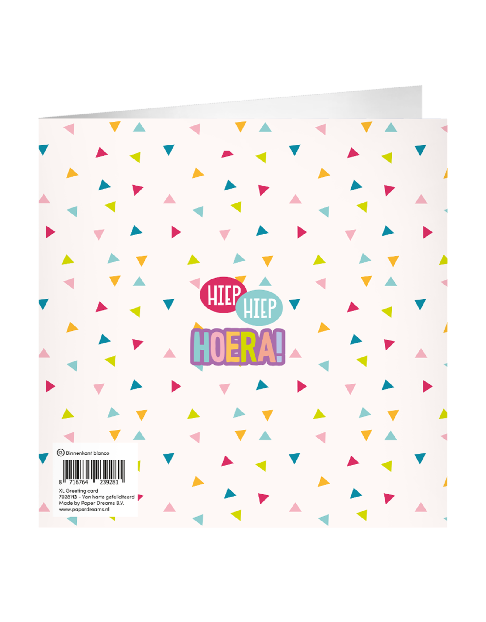 pd party XL Greeting Card - Van harte gefeliciteerd