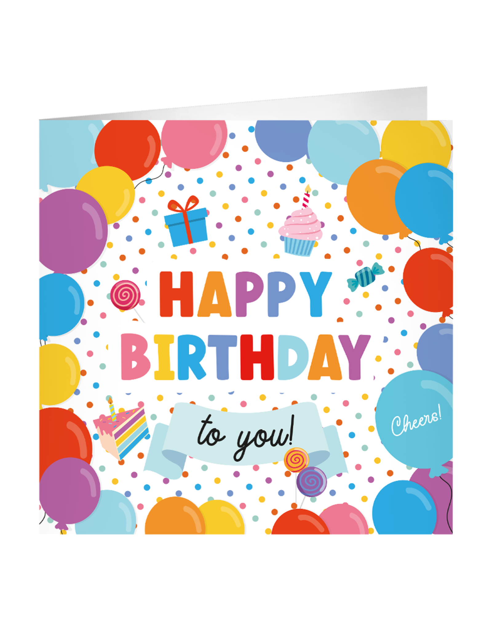 pd party XL Greeting Card - Happy Birthday