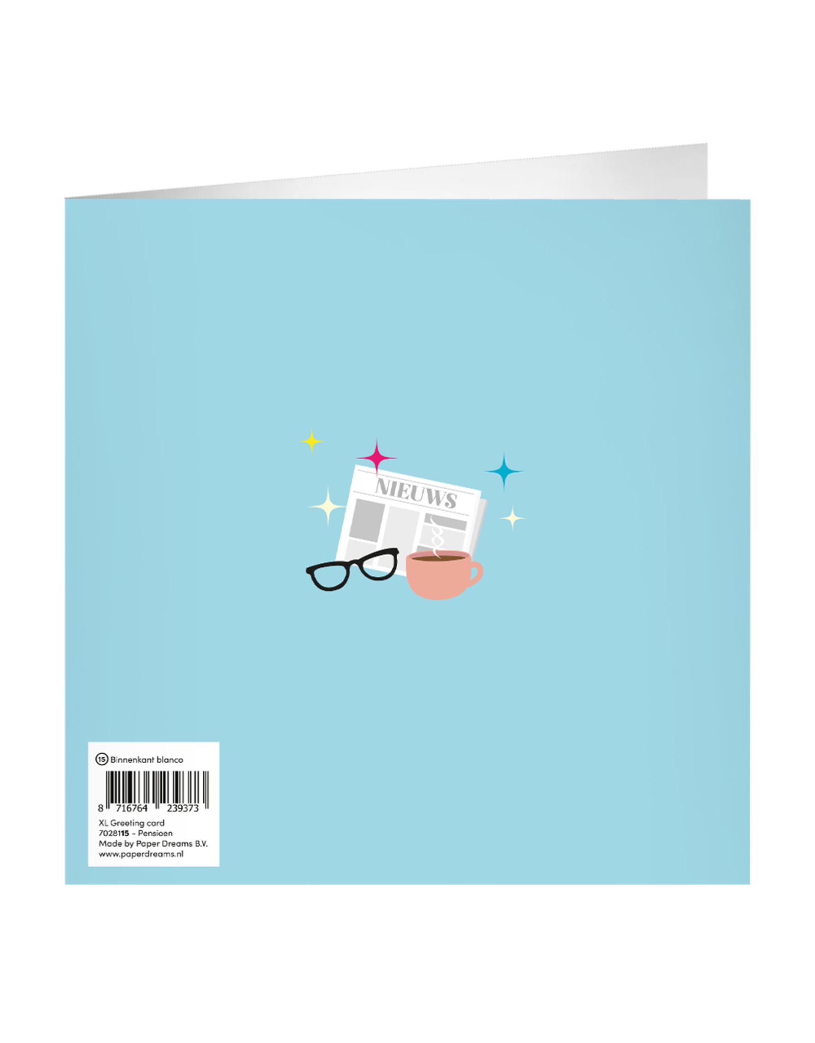 pd party XL Greeting Card - Pensioen