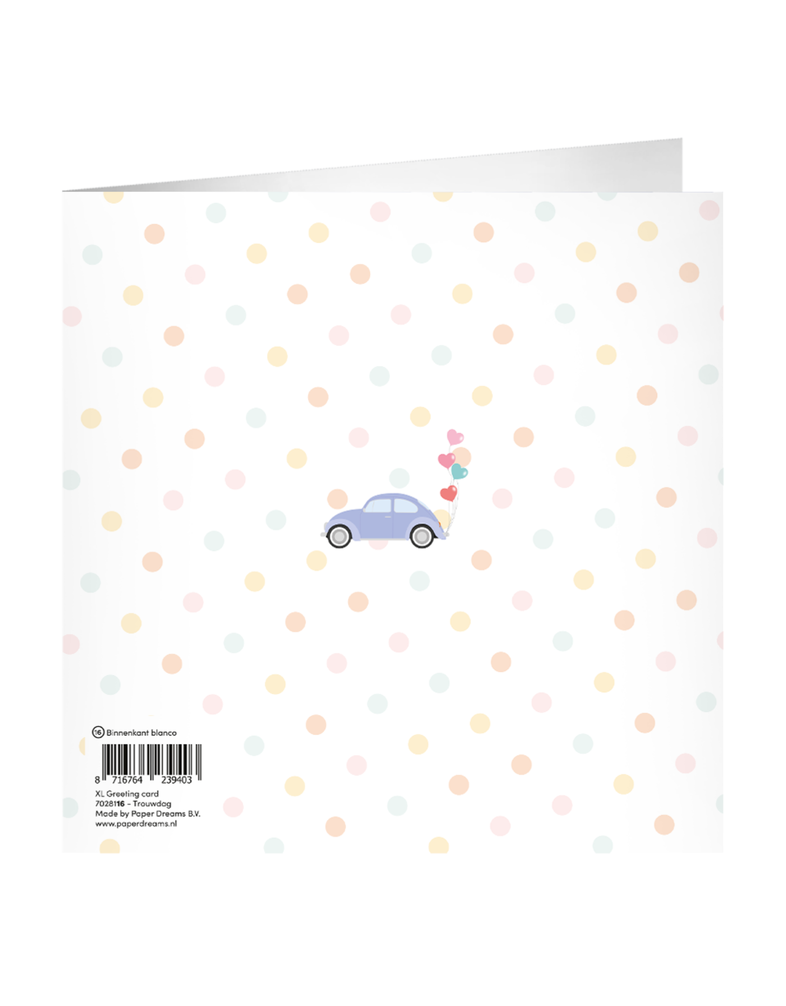 pd party XL Greeting Card - Trouwdag