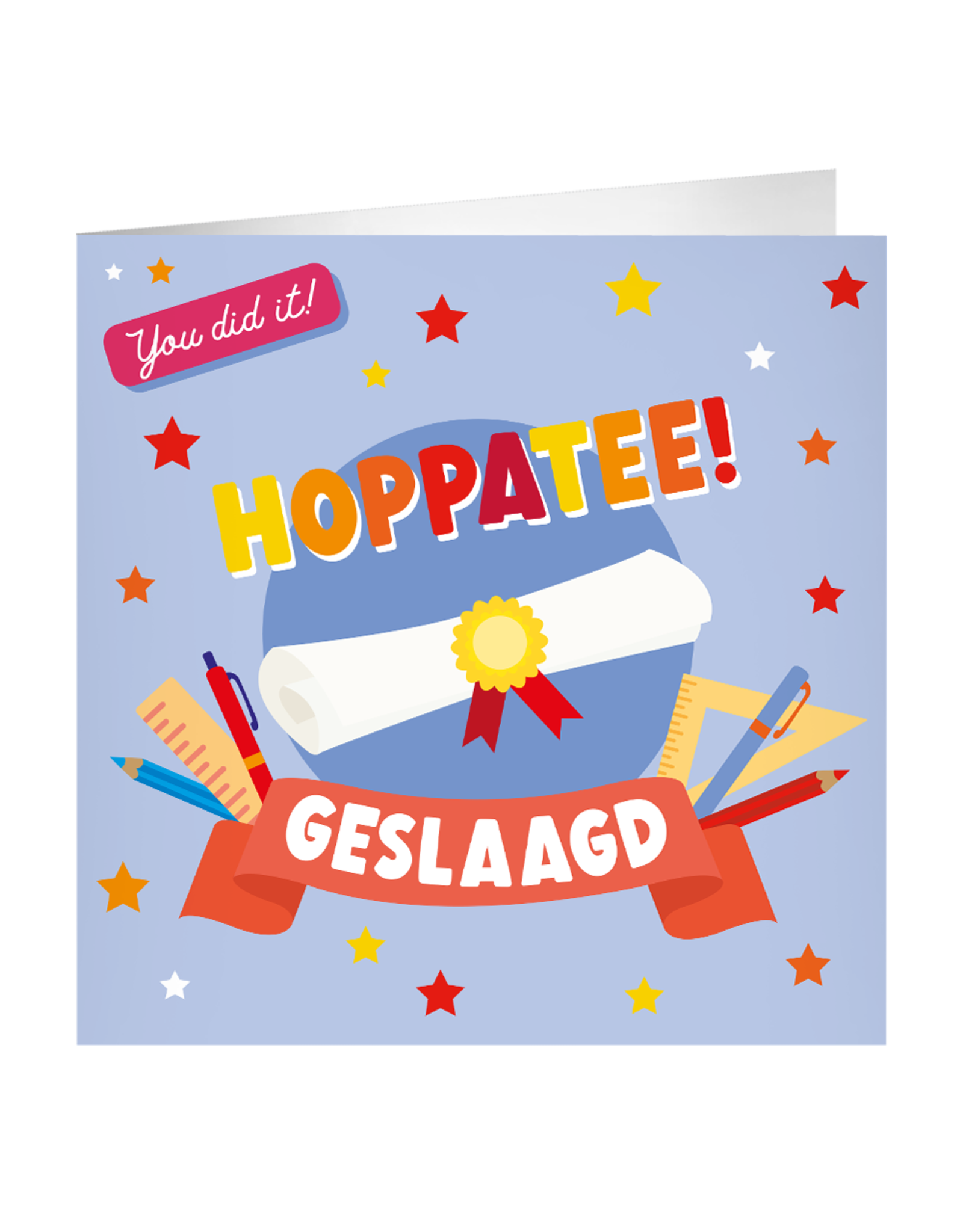 pd party XL Greeting Card - Geslaagd