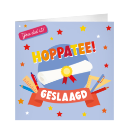 pd party XL Greeting Card - Geslaagd