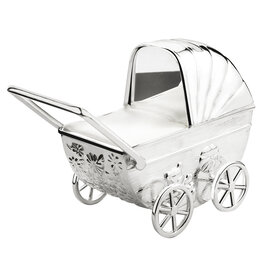 Zilverstad Verzilverde Spaarpot Buggy