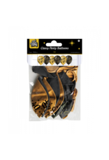 pd party Party Balloons Black/Gold - 40