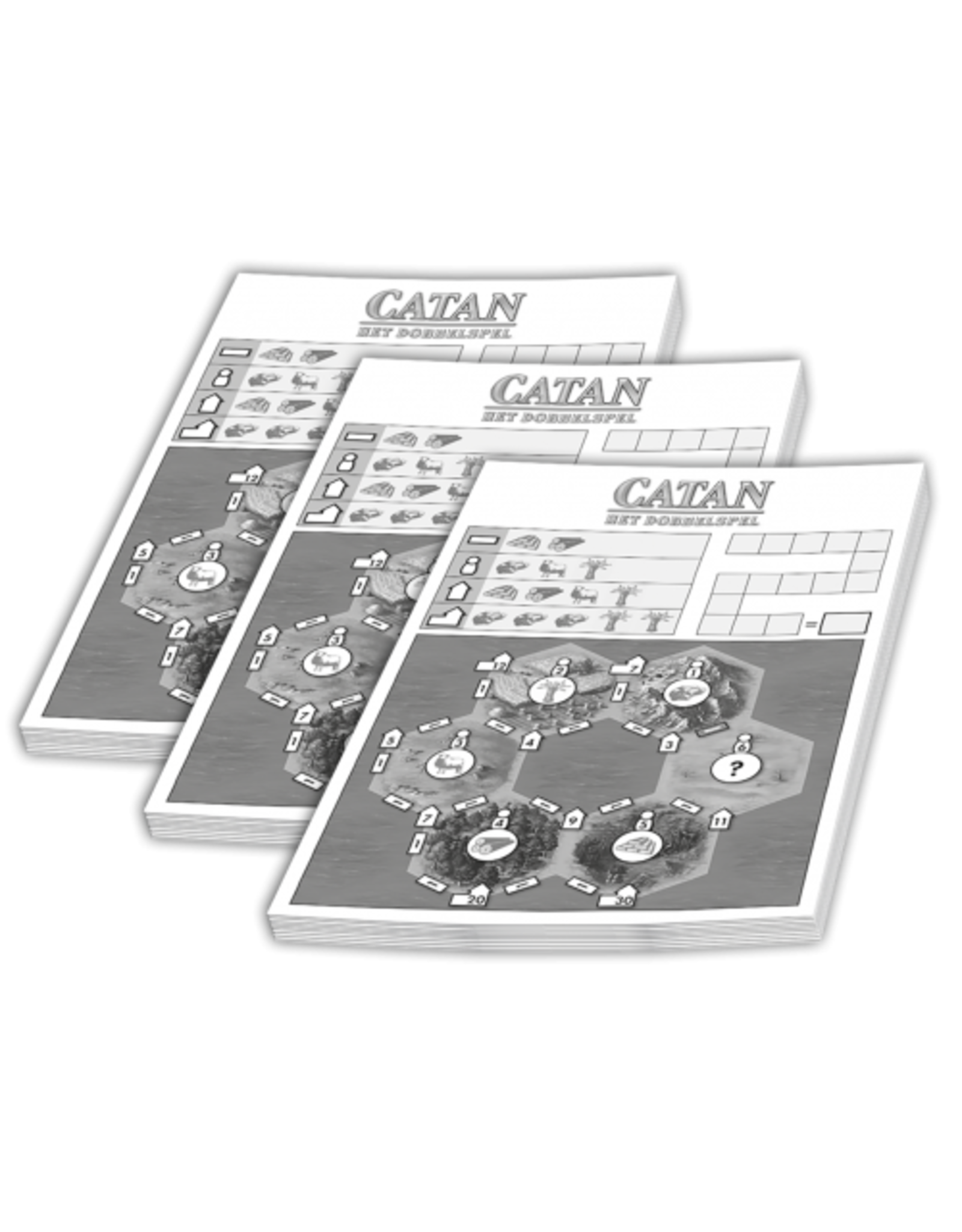 999 Games Catan: Het Dobbelspel Scoreblokken
