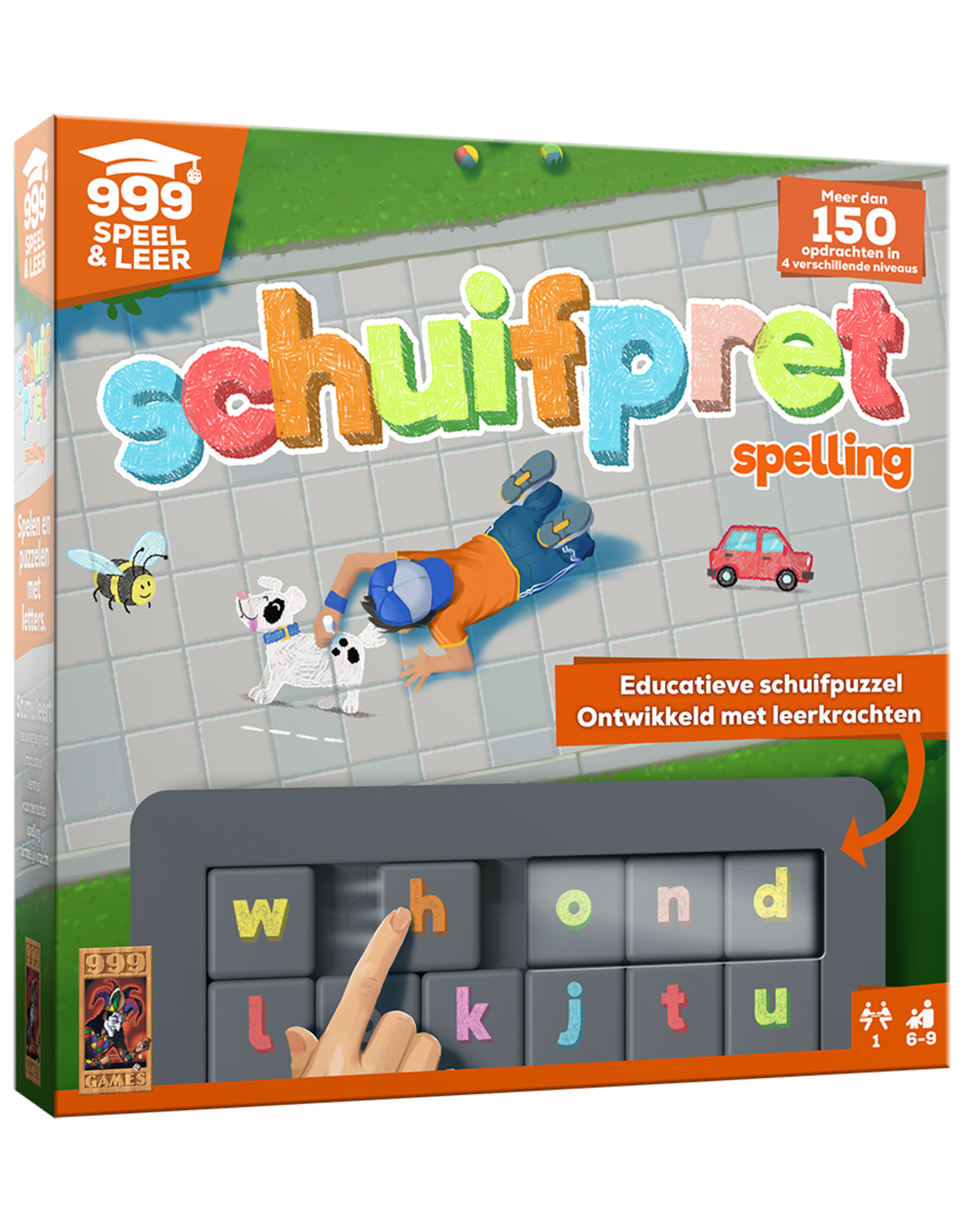 999 Games Schuifpret Spelling