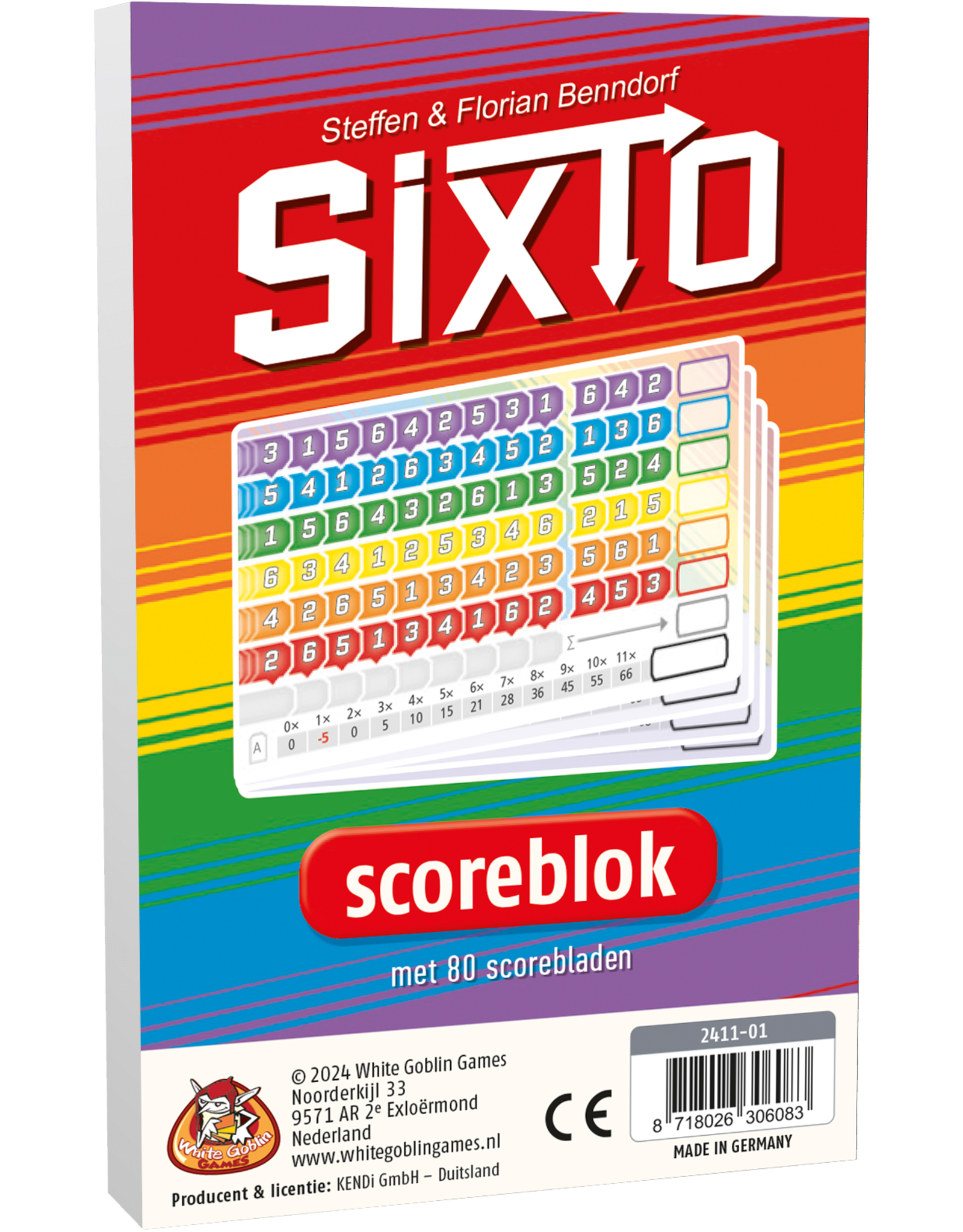 White Goblin Games Sixto Cross Scoreblok