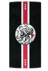 Ajax Amsterdam Ajax Handdoek Zwart Logo