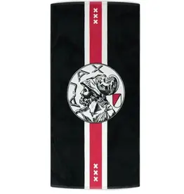 Ajax Amsterdam Ajax Handdoek Zwart Logo