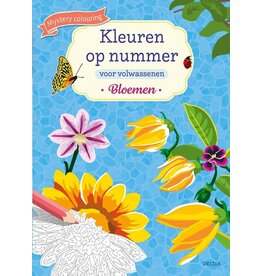 Deltas Kleuren op nummer voor volwassenen - Bloemen