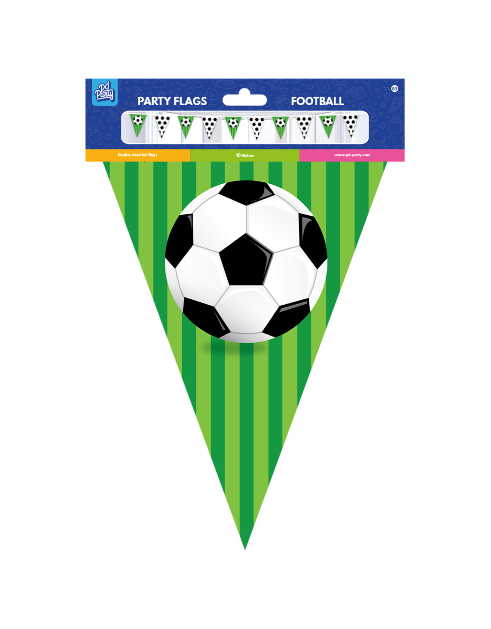 pd party Party Flags Foil - Football