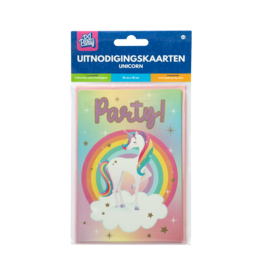 pd party Uitnodigingen “Unicorn”