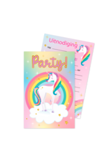 pd party Uitnodigingen “Unicorn”