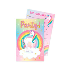 pd party Uitnodigingen “Unicorn”
