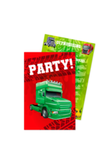 pd party Uitnodigingen “Trucks”
