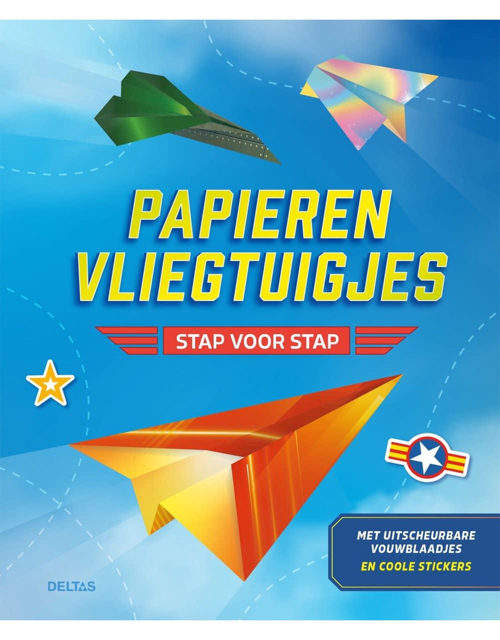 Deltas Papieren Vliegtuigjes - stap voor stap