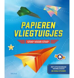 Deltas Papieren Vliegtuigjes - stap voor stap