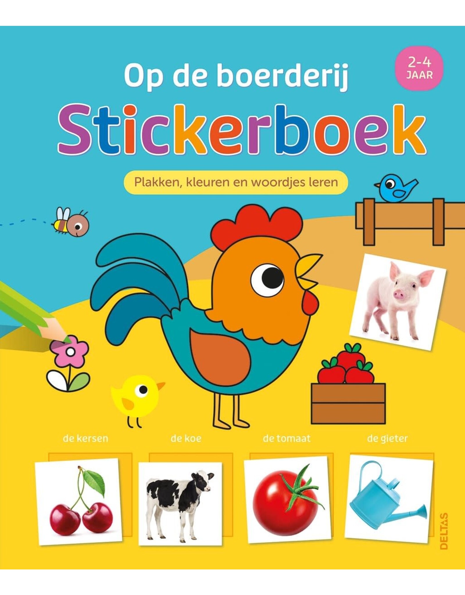 Deltas Op de boerderij Stickerboek
