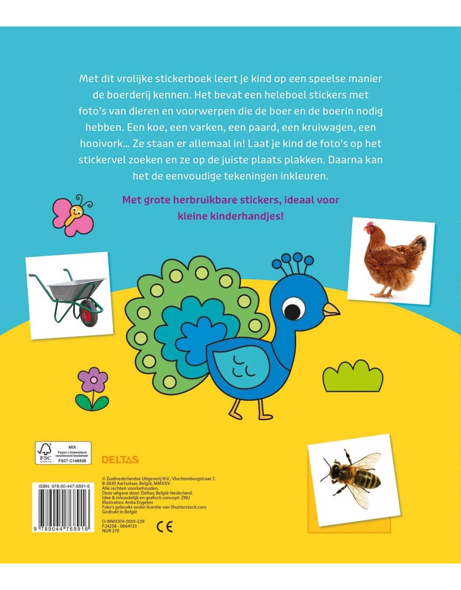 Deltas Op de boerderij Stickerboek