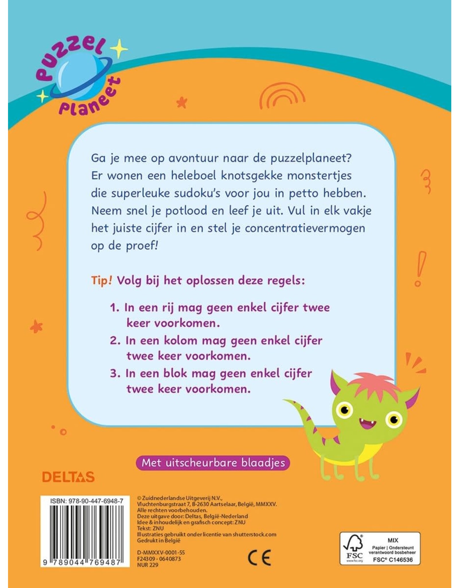 Deltas Puzzelplaneet - Supercoole sudoku's (8-10 jr)