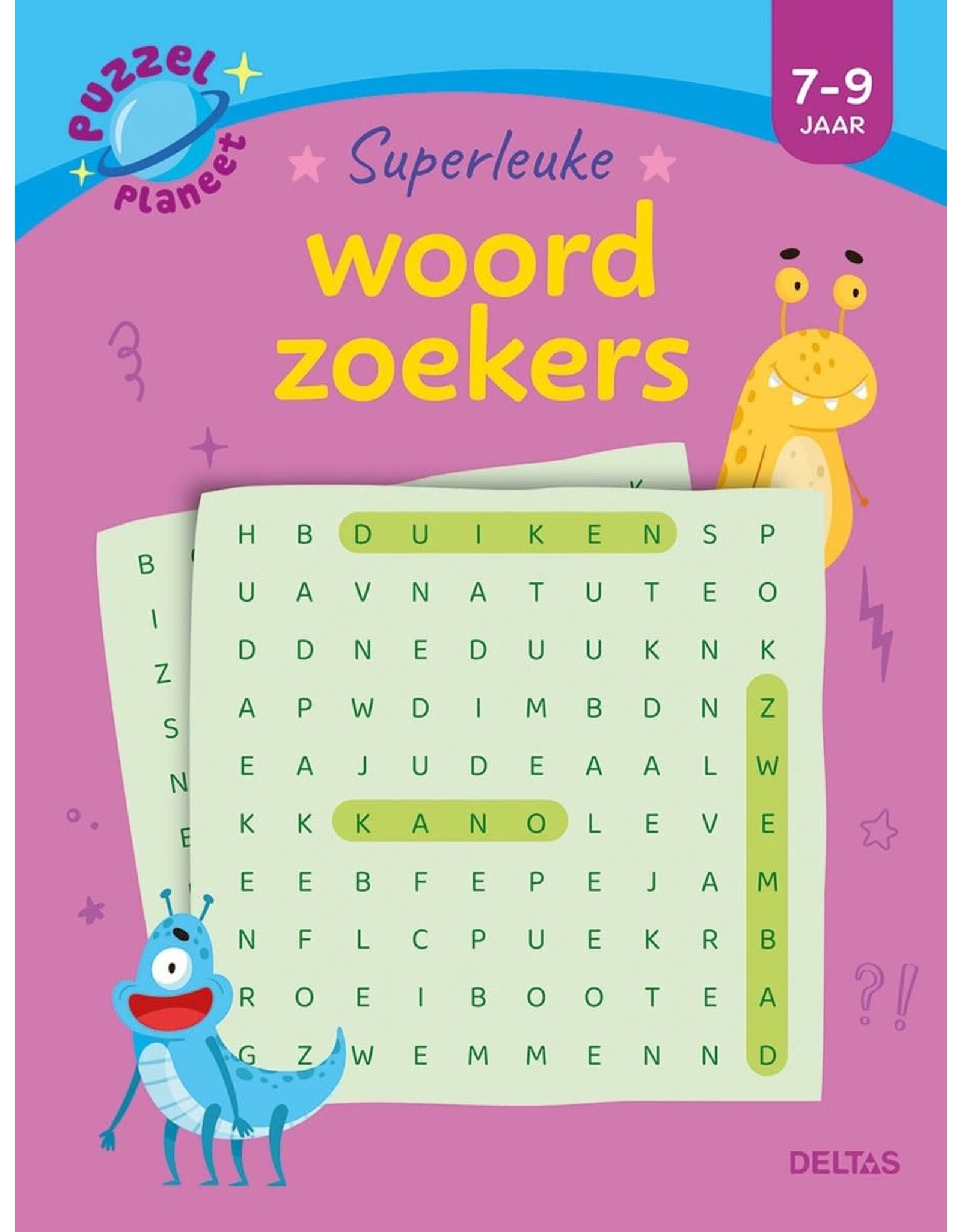 Deltas Puzzelplaneet - Superleuke woordzoekers (7-9 jr)