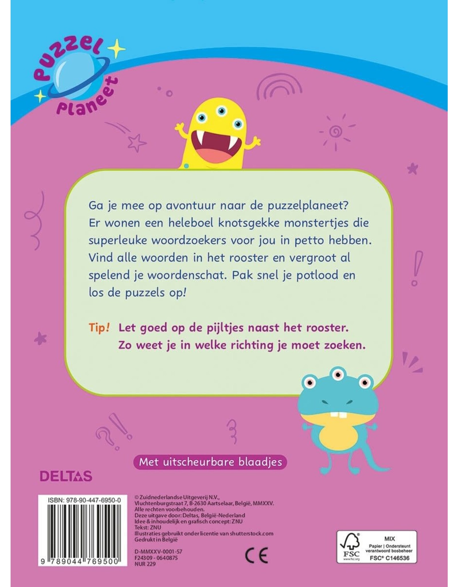 Deltas Puzzelplaneet - Superleuke woordzoekers (7-9 jr)