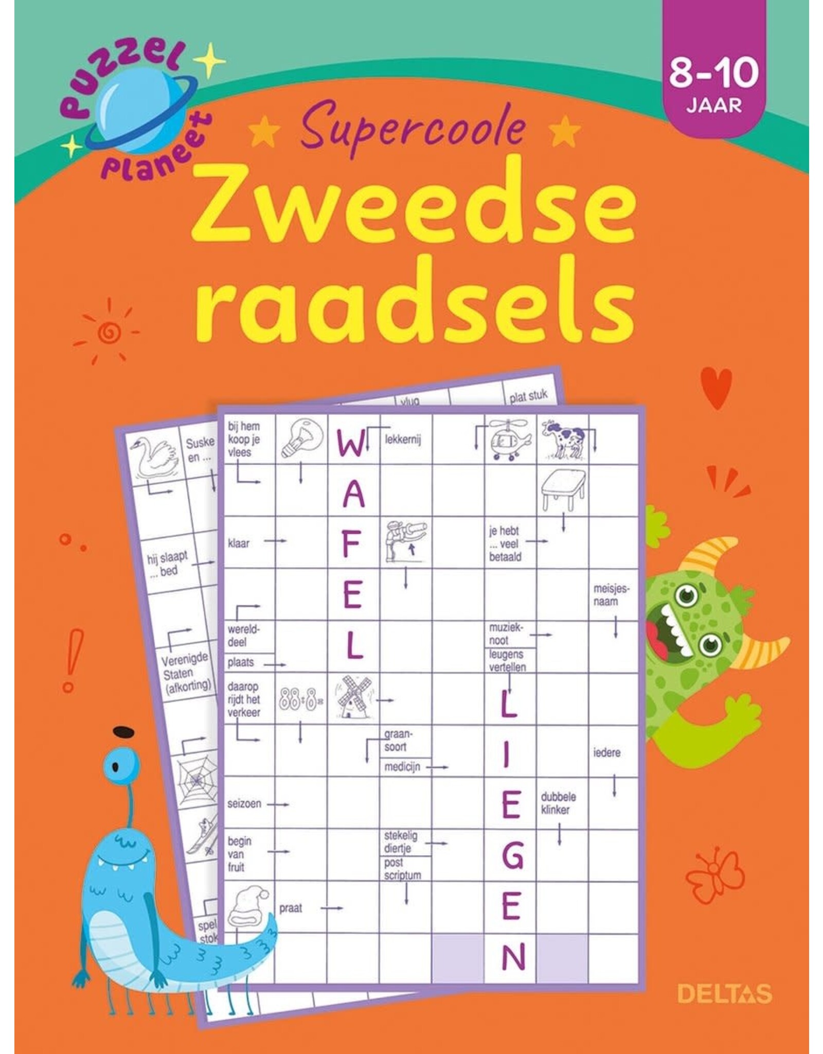 Deltas Puzzelplaneet - Supercoole Zweedse raadsels (8-10 jr)