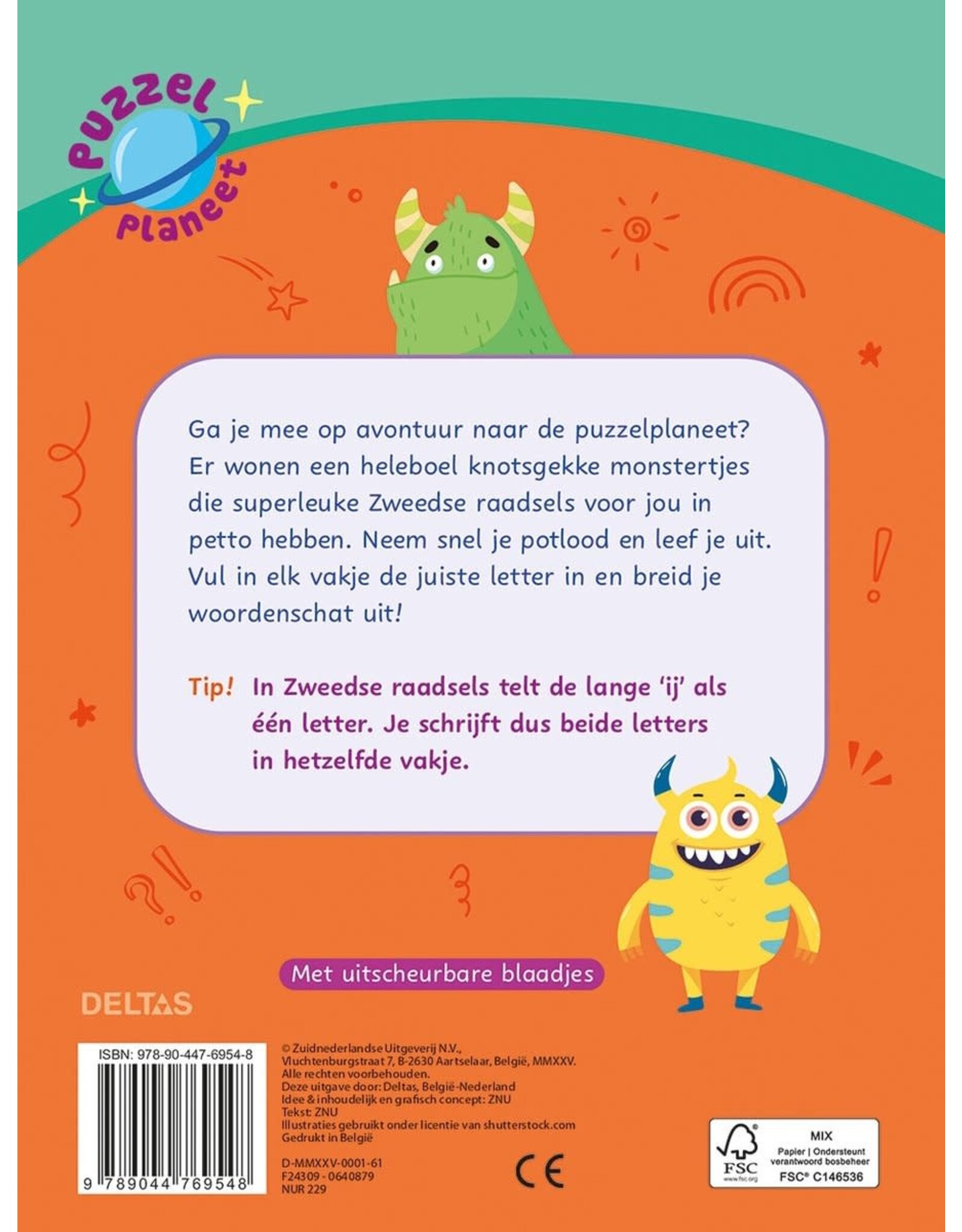 Deltas Puzzelplaneet - Supercoole Zweedse raadsels (8-10 jr)