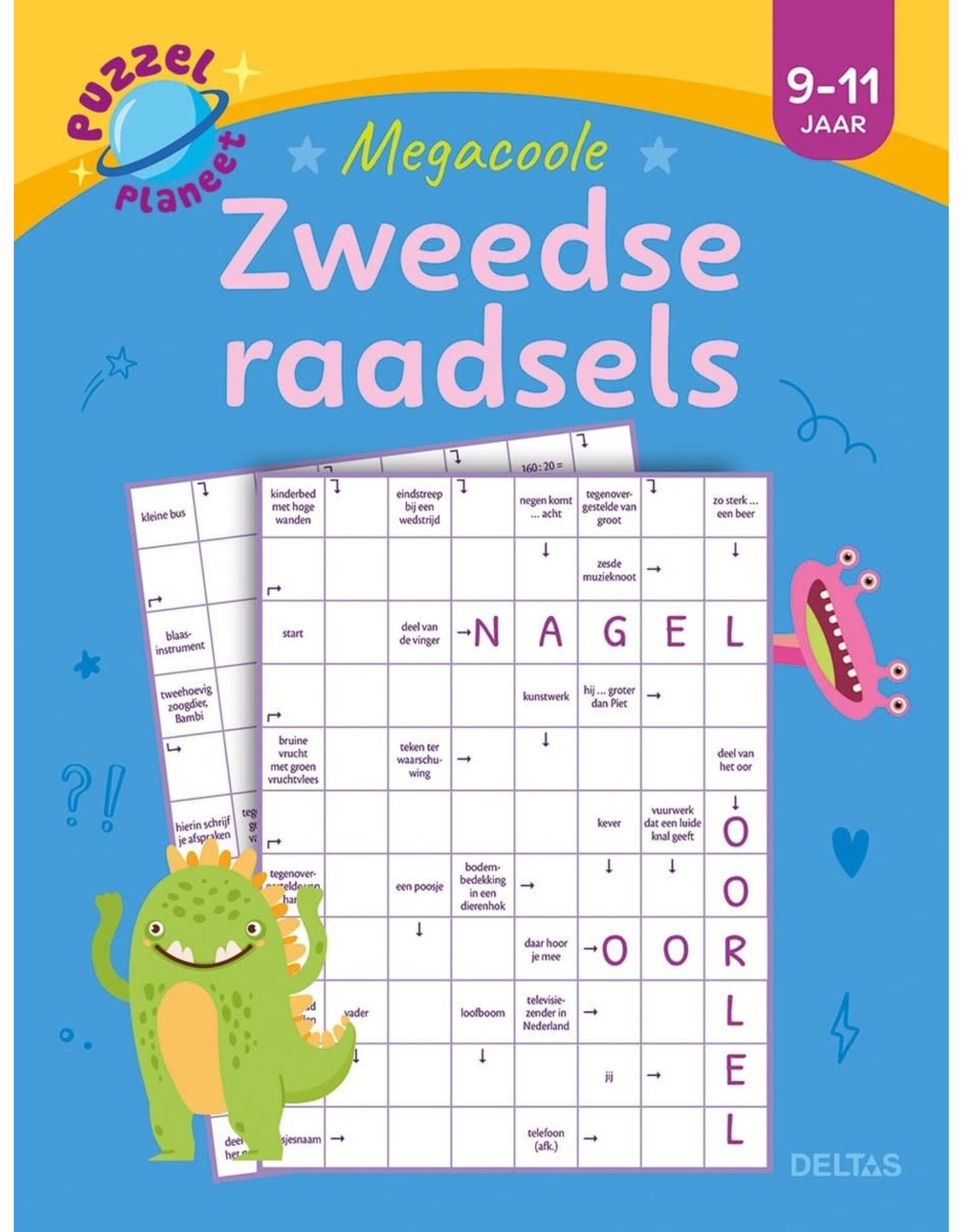 Deltas Puzzelplaneet - Megacoole zweedse raadsels (9-11 jr)