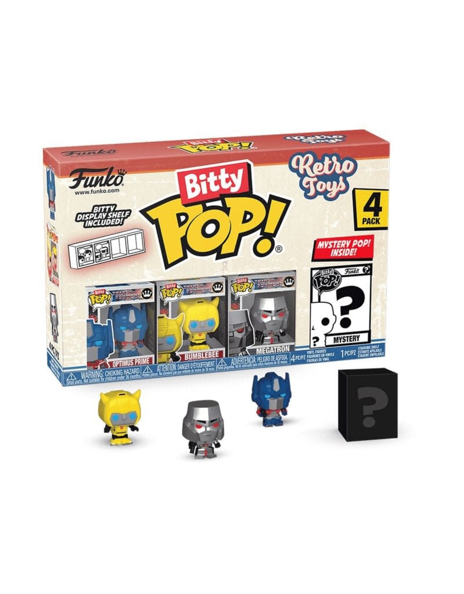 Funko Funko Bitty Pop! Retro Toys - Transformers 4-pack