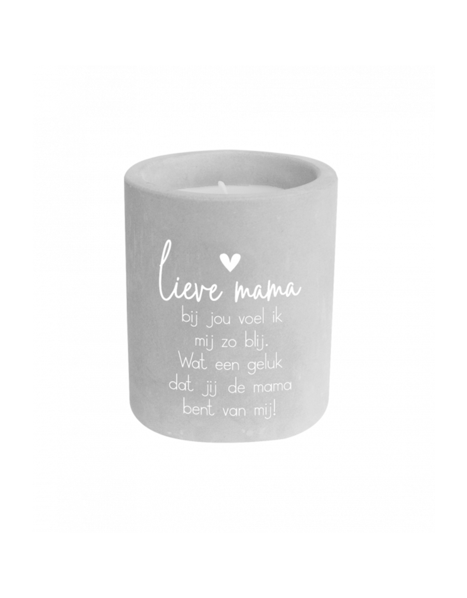 pd party Cement Candle - Mama