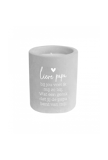 pd party Cement Candle - Papa